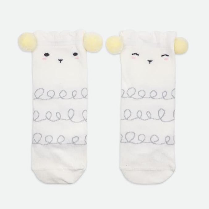Terlaris Socks - Baba White Sheep (Kaos Kaki Pyopp) Diskon