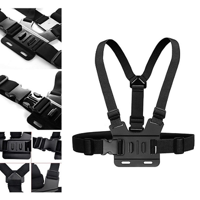 CHEST STRAP Mount Smartphone GoPro Hero Xiaomi BPro Action Cam Tali Strap Dudukan Dada Vlog HP