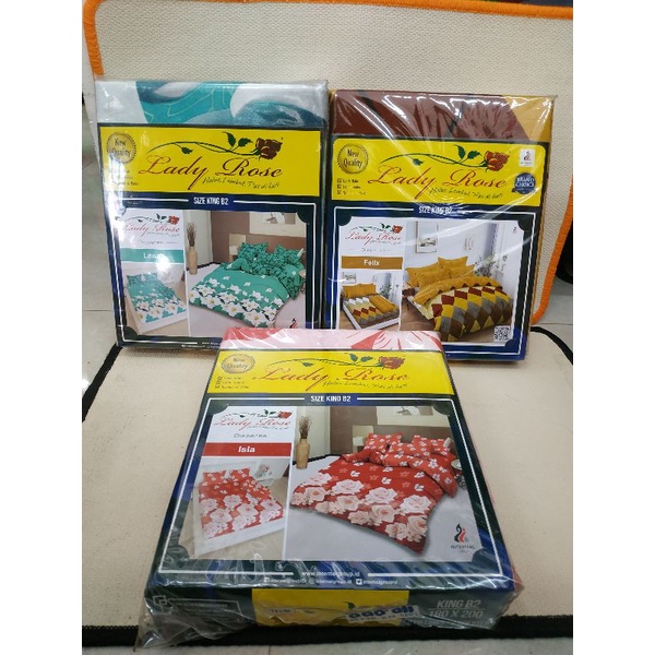 sprei lady rose 180x200 king B2