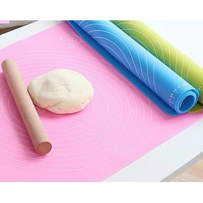 ALAS ADONAN KUE SILIKON TATAKAN ROLLING KUE BAKING MAT SILICONE