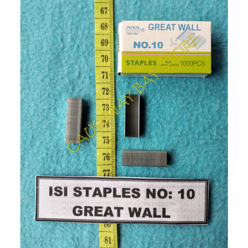 

ISI STAPLES GREAT WALL NO :10