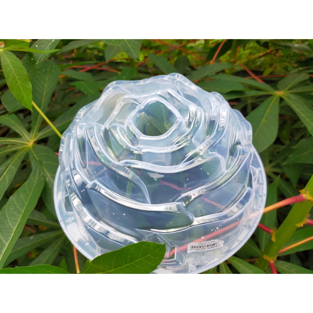 Cetakan agar rose - cetakan agar mawar besar - cetakan puding mawar