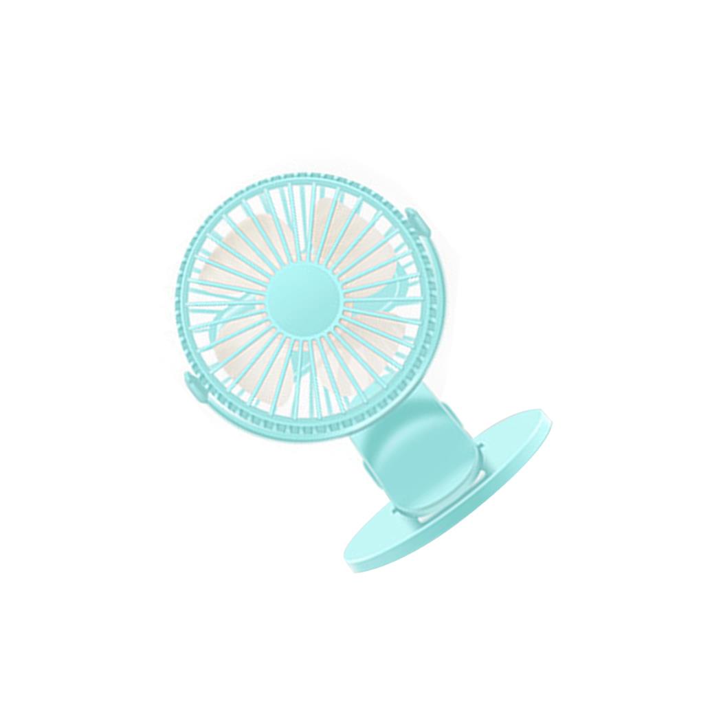 (house2020) Kipas Angin Klip-on Meja USB Rechargeable Dengan 3 Kecepatan