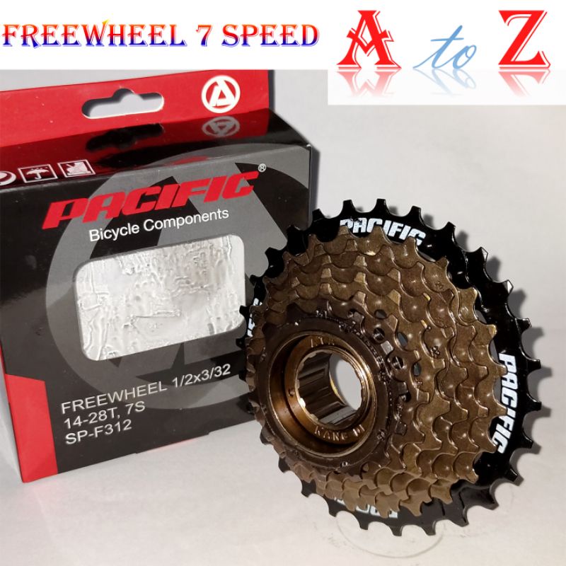 freewheel 7speed/sprocket sepeda/piringan gigi belakang/gear/gir belakang sepeda