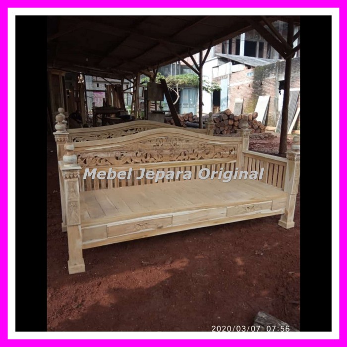 Bale Bale Jati - Kursi Panjang Jati Mebel Jepara Mentah Murah