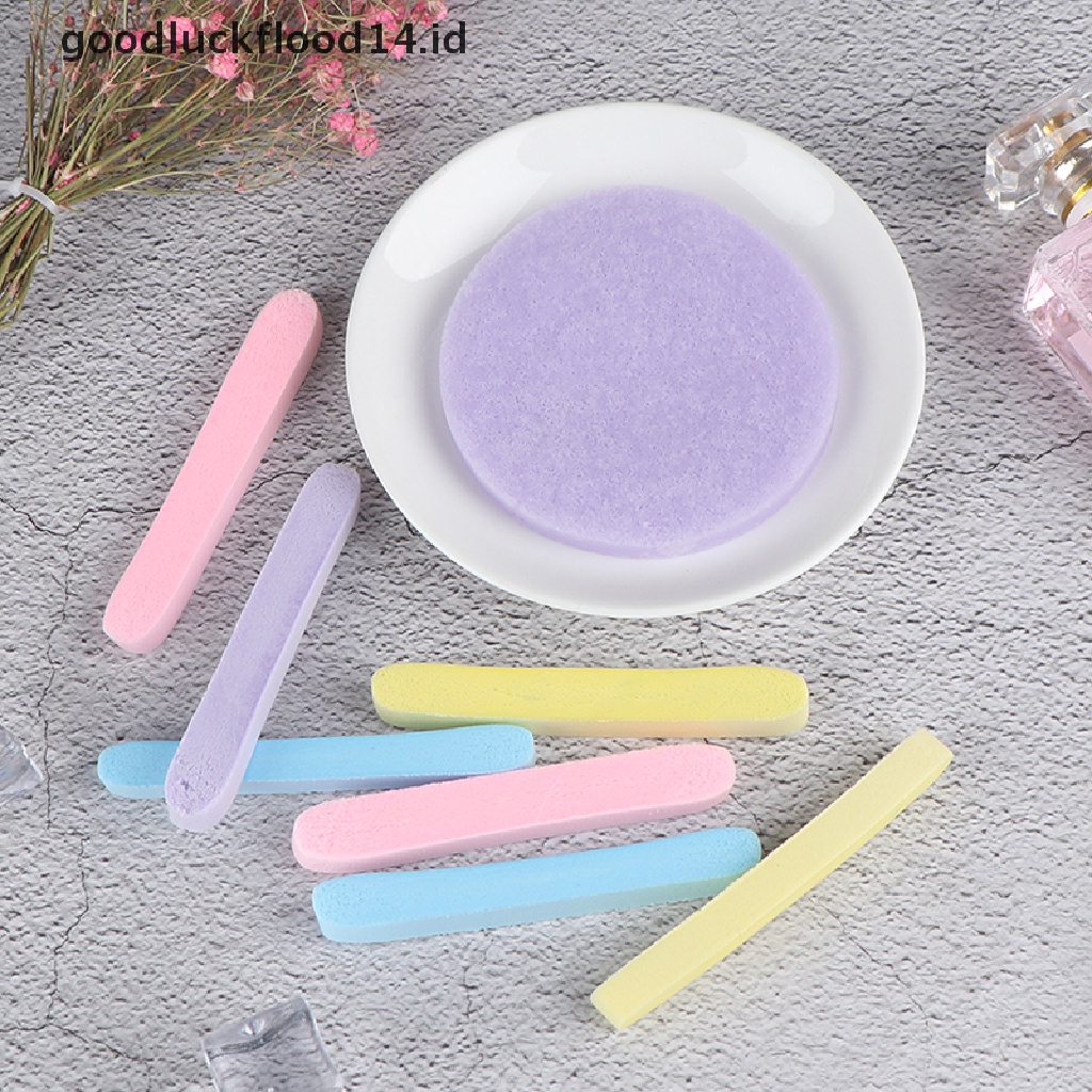 [OOID] 12pcs Compressed Facial Clean Wash Puff Face Cleansing Sponge Stick Skin Pad ID