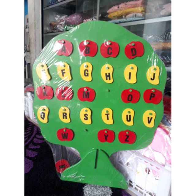 Pohon Edukasi Angka dan Huruf