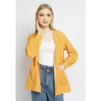 CHIC GIRL ORIGINAL. MADDY OUTER MUSTARD WITH TAG