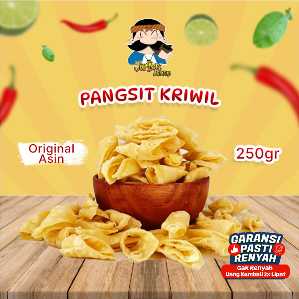 

Pangsit Kriwil Goreng 250 gram Original