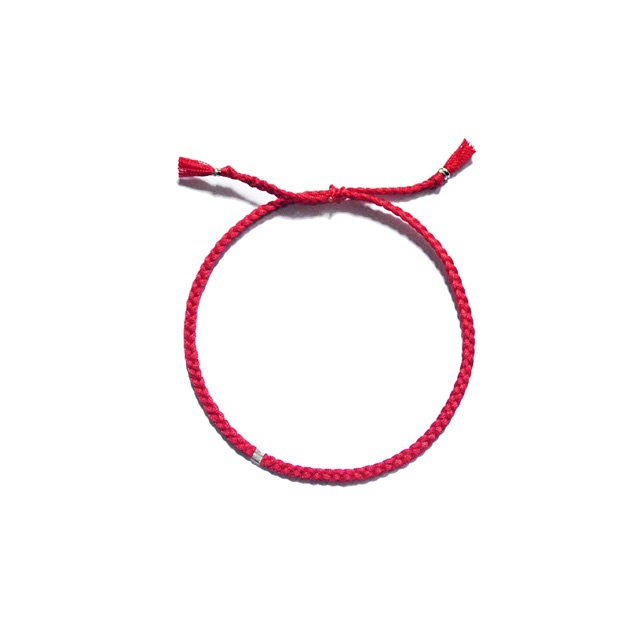 Allside Gelang tali / Gelang Gypsy / Gelang Boho Simple basic red