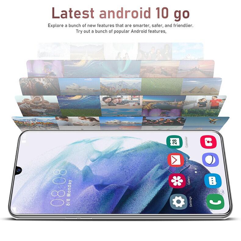 HP Android S21 Ultra RAM 8GB & ROM 256GB Jaringan 4G Smartphone 6.6