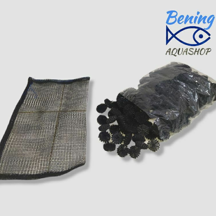 Bioball Rambutan / Duri Isi 200pcs + Kantung Media Rumah Bakteri (1kg)