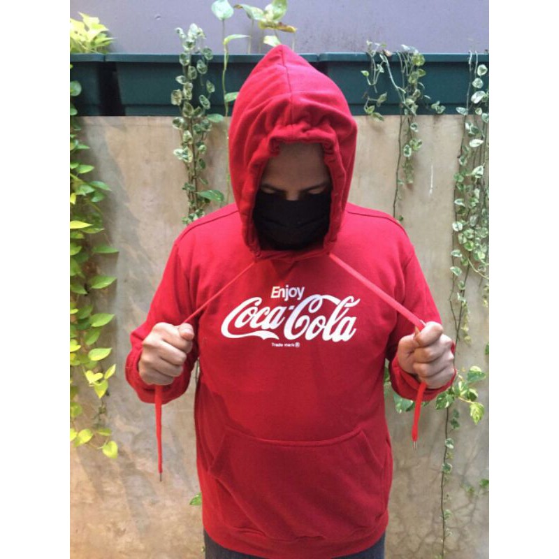 HOODIE H&M ORIGINAL COCA COLA RED