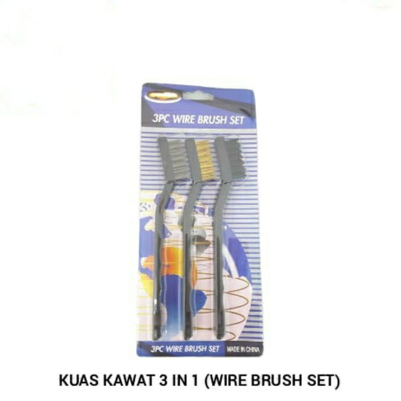 Sikat Kawat 3in1 - MK3571 - Sikat Pembersih set