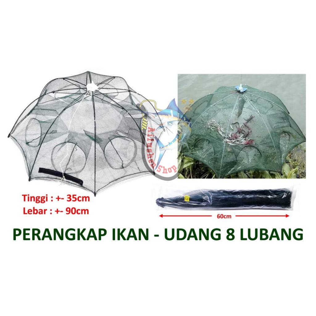 PERANGKAP IKAN UDANG MODEL PAYUNG