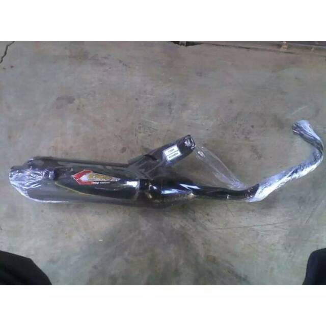 Knalpot racing bobokan yamaha fino fi 115cc model standar, fino fi lama
