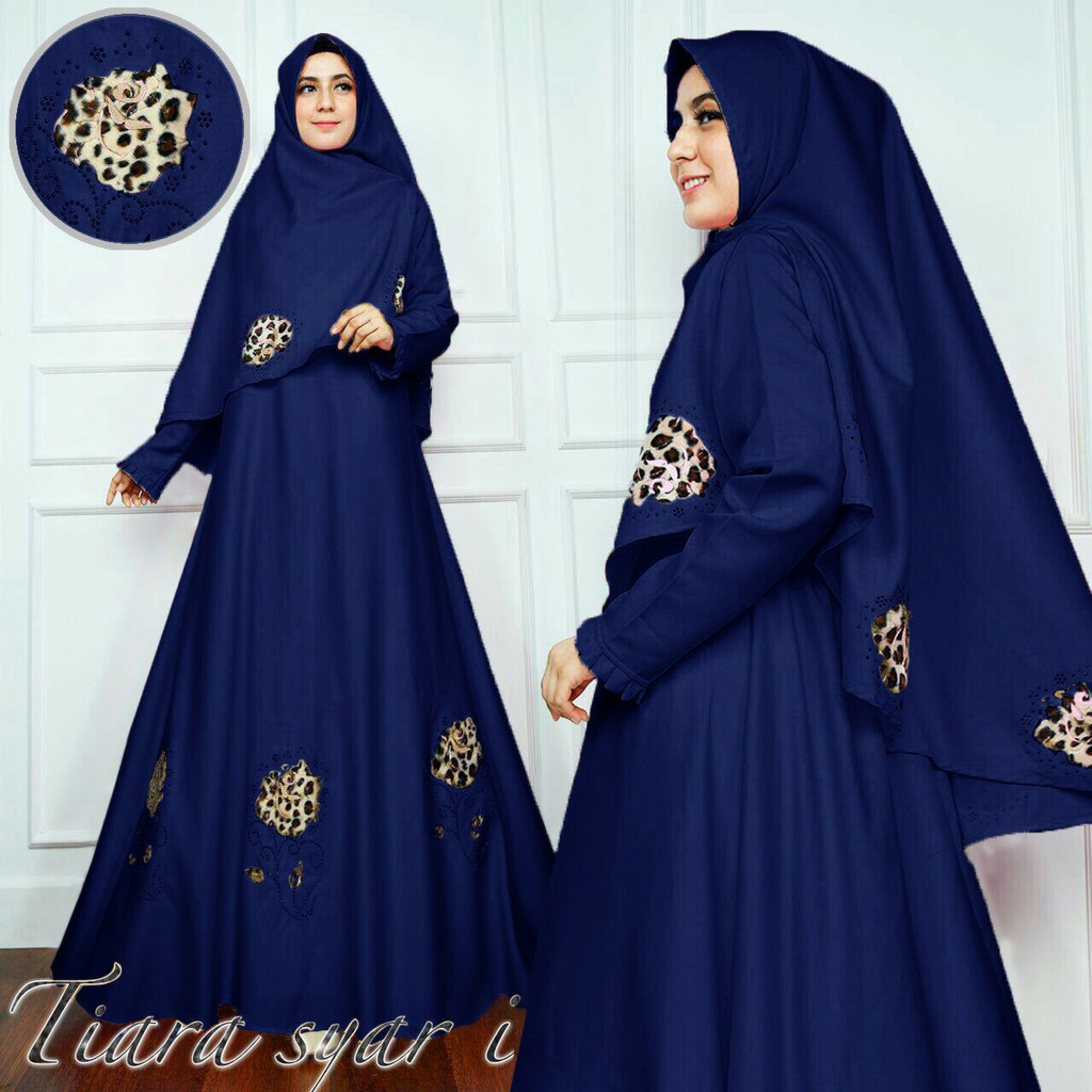 HOPYLOVY - Gamis Wanita Mote Syari Tiara