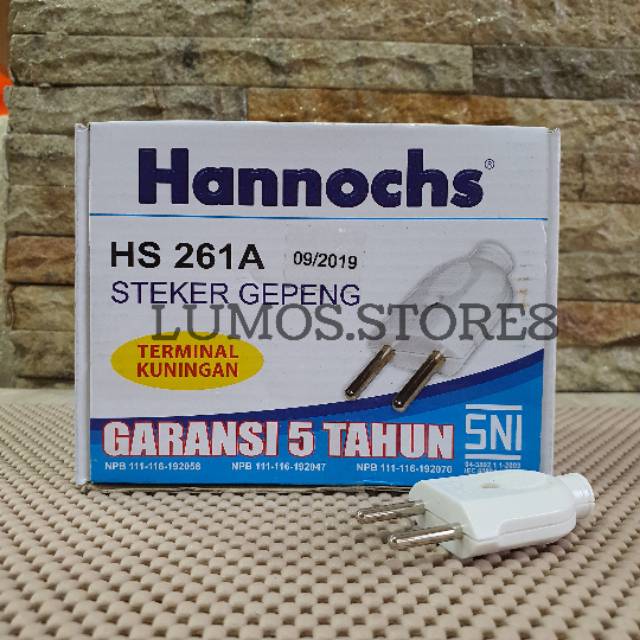 Steker gepeng HANNOCHS HS 261 A ( 1 kotak)