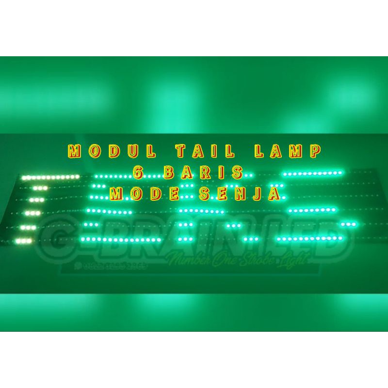 MODUL TAIL LAMP TEXT 6BARIS WS2811 12V/24V