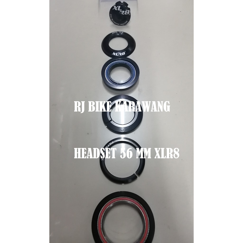 Headset Head Set XLR8 Bearing H383AE 56 mm Taper Plus Adaptor reducer