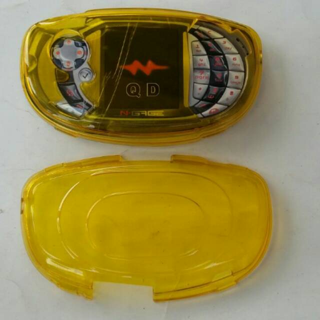 Mika hardcase transparan kuning nokia N-GAGE QD
