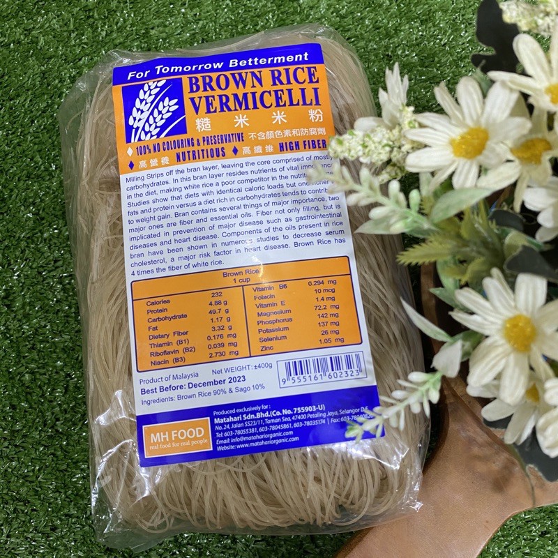 MH Brown Rice Vermicelli 400gr