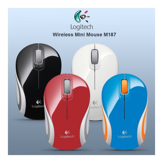 Mouse Wireless Logitech M187 original waranty 1 tahun