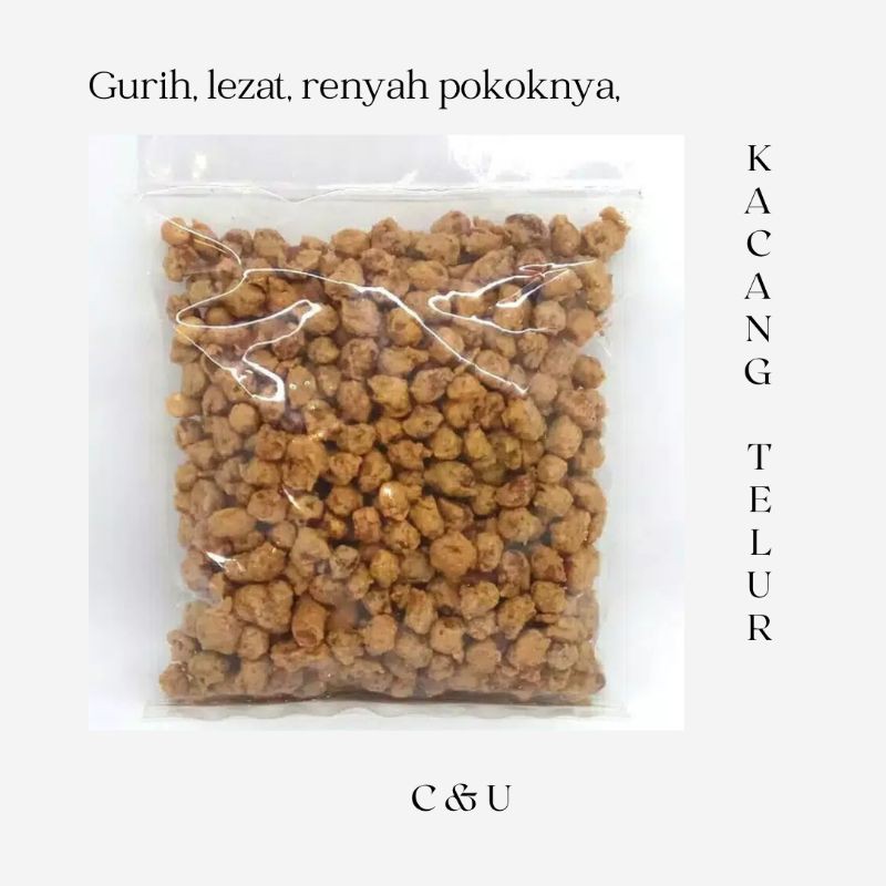 

Kacang telur telor goreng camilan cemilan aneka spesial asli cilacap