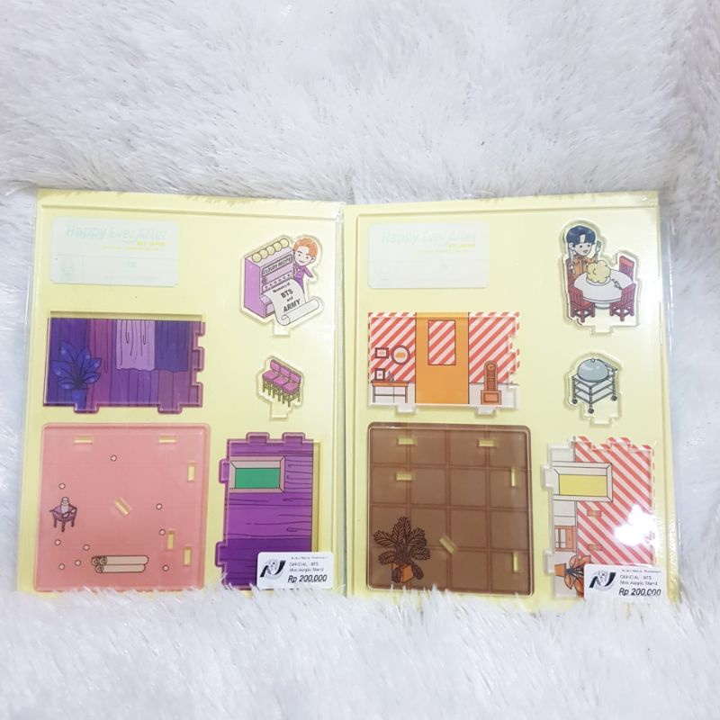 [READY STOCK]  BTS MINI STAND ACRYLIC HAPPY EVER AFTER
