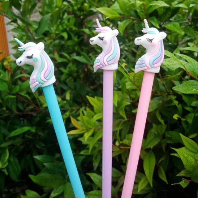 

Pulpen gel Unicorn pelangi