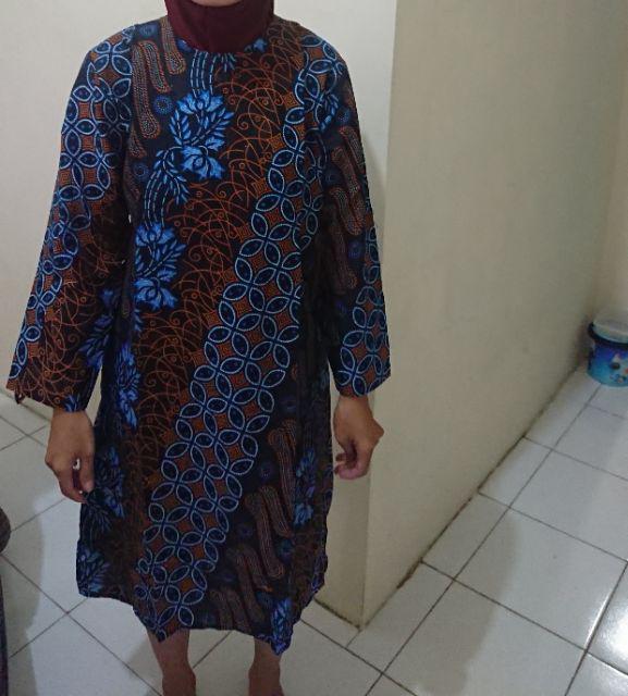 Seno Biru Maura Couple - Sania Ruffle Batik Couple Ori Ndoro Jowi Dnt Garansi Termurah Shopee Mera