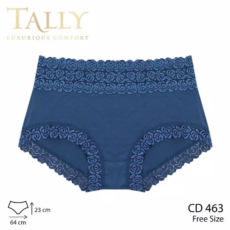 TALLY Cd Cotton Renda 463 Lace Panties Free Size fit to XL