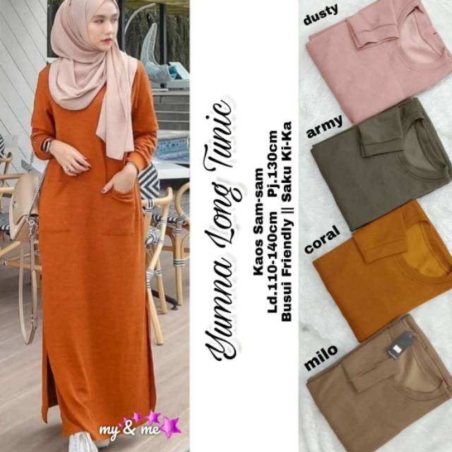 Yumna long tunic by my and me