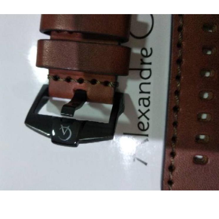 Harga Favorit Tali Jam Tangan Alexandre Christie Strap AC 22mm 24mm Original Kulit Asli AC9205 AC641