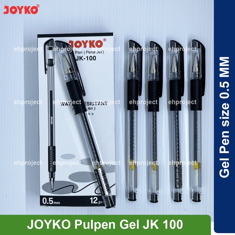 

JOYKO Pulpen GEL JK 100 0.5 mm ORI Satuan Per Pcs Pen JOYKO