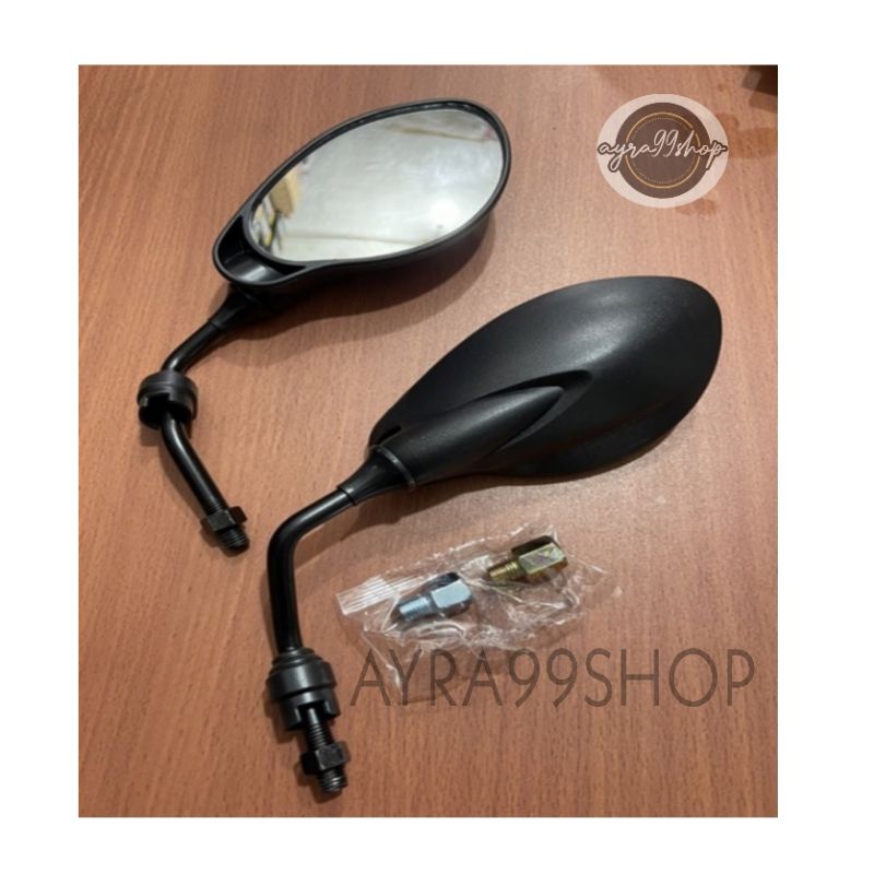 Spion X1 Hitam Spion Yamaha Z125 Mio Jupiter Beat Vario Supra Honda