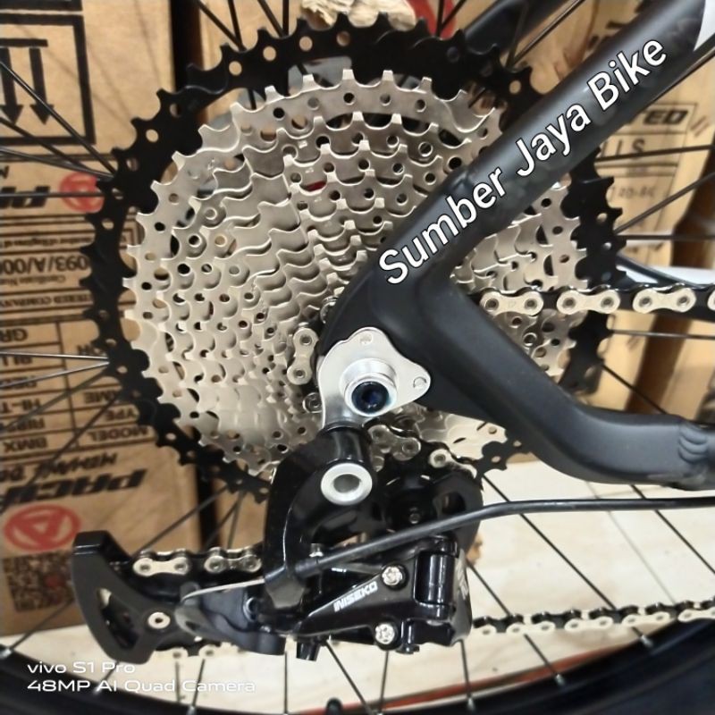 Sepeda Gunung MTB Dewasa 27.5 United Detroit 6.1 Carbon Look inner cable