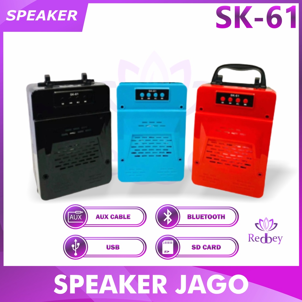 Speaker Bluetooth SK61 Music Box BASS