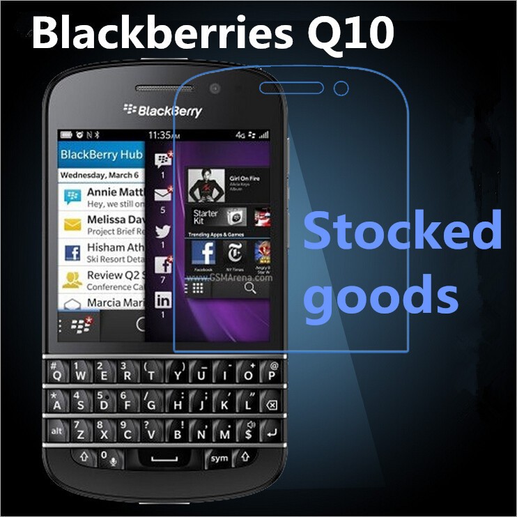 Anti Gores Kaca Tempered Glass BB Q10 Clear Bening High Quality