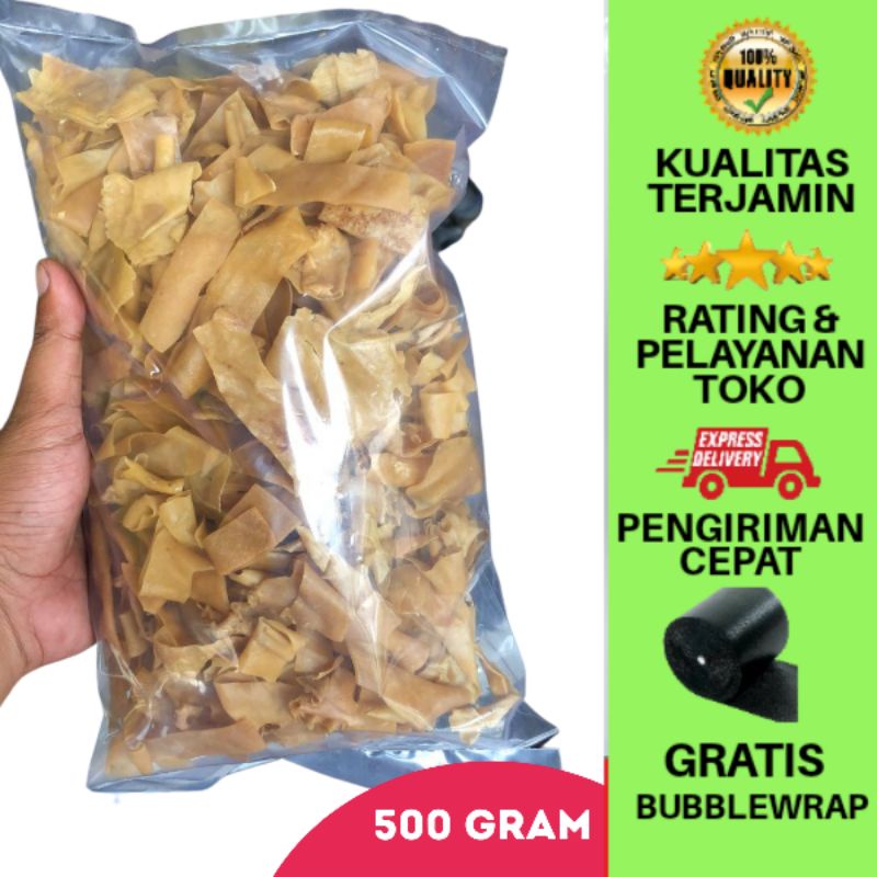 

Krupuk Kulit Sapi Mentah 500gr / Kulit Sapi Lokal Original