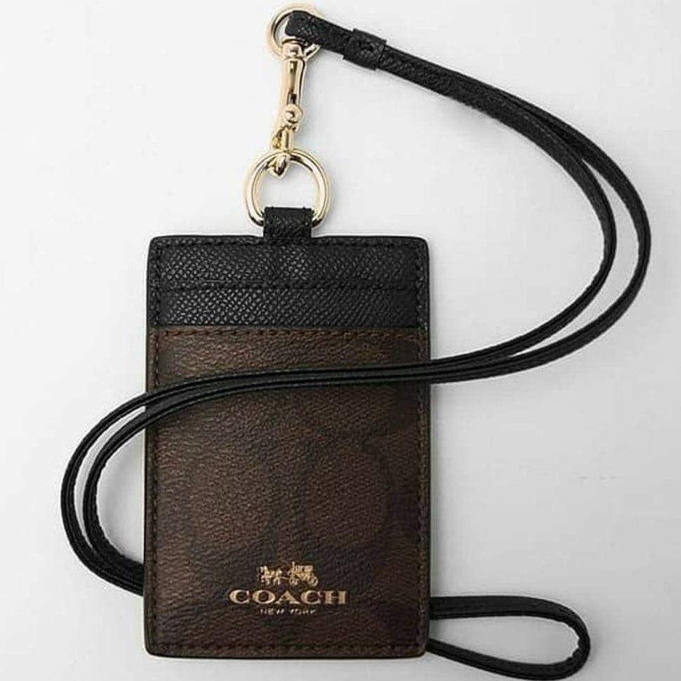 

Lanyard id coach sign mahogany original new