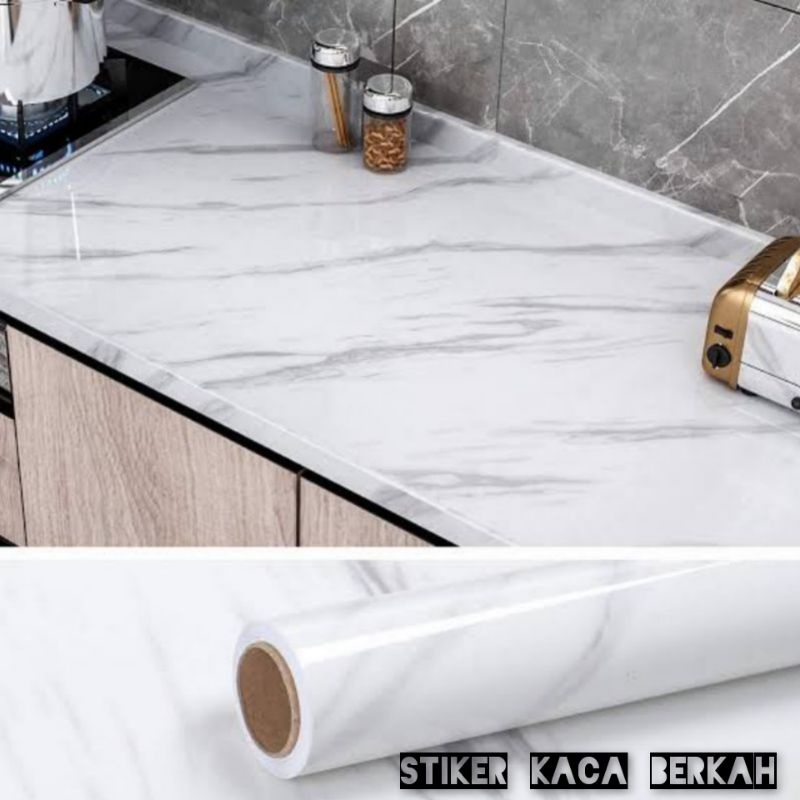 Stiker marmer/stiker kayu untuk lemari,meja,meja dapur,lantai keramik,dinding/wallpaper marmer