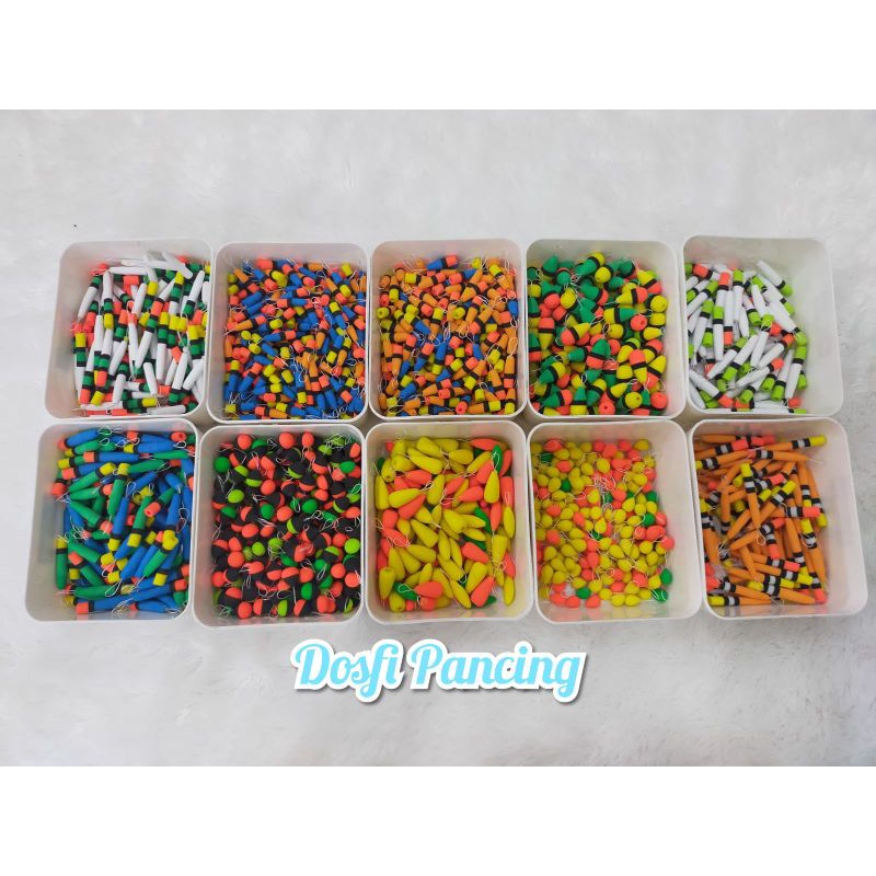 Pelampung Ikan pancing / ampul Busa kecil mini