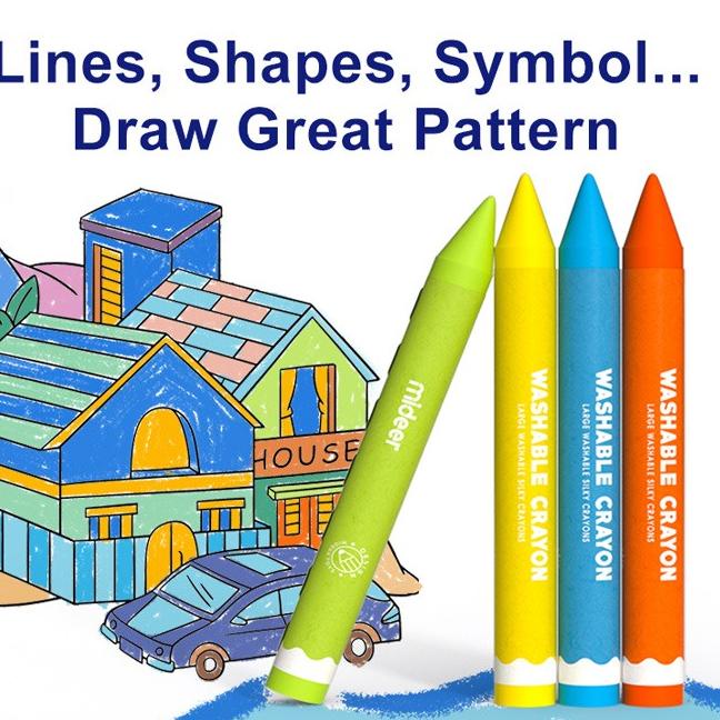 

Harga Terjangkau Mideer Washable Crayon Krayon 12, 24, 36 Mainan Edukasi Anak SJ``