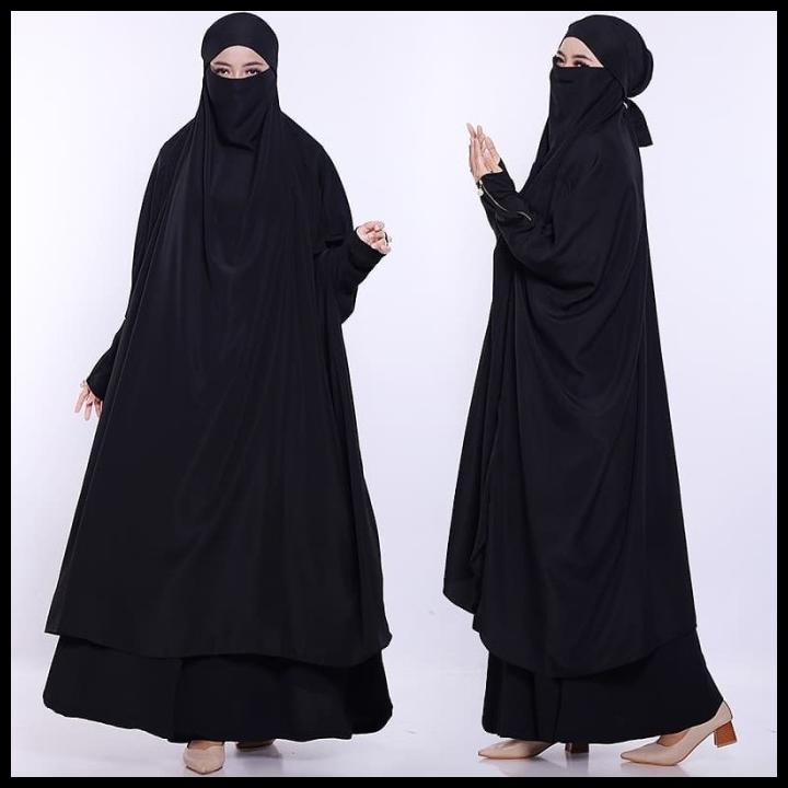 French Khimar/Khimar Jumbo/ Kerudung Cadar/Hijab Cadar