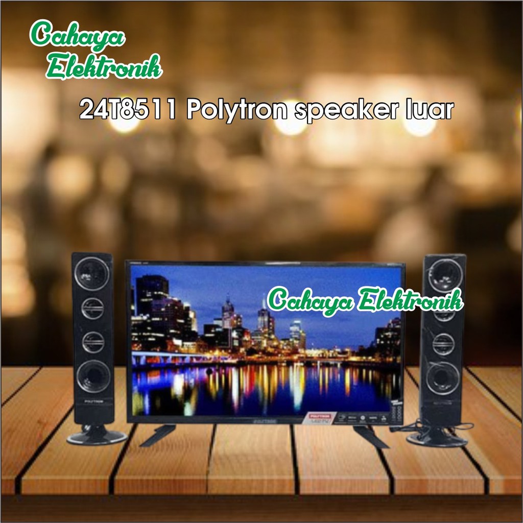 TV POLYTRON DIGITAL SPEAKER LUAR 24TV1855 ORIGINAL