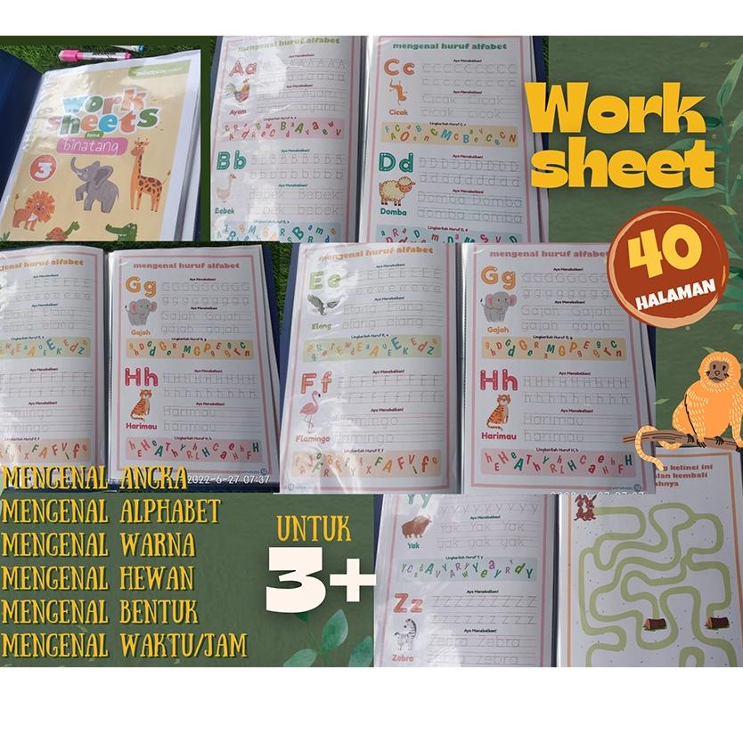 

Bagus Banget.. Worksheet Anak 3+ Wipe and Clean Activity Book Buku Aktivitas Pra PAUD 2 3 4 5 Tahun