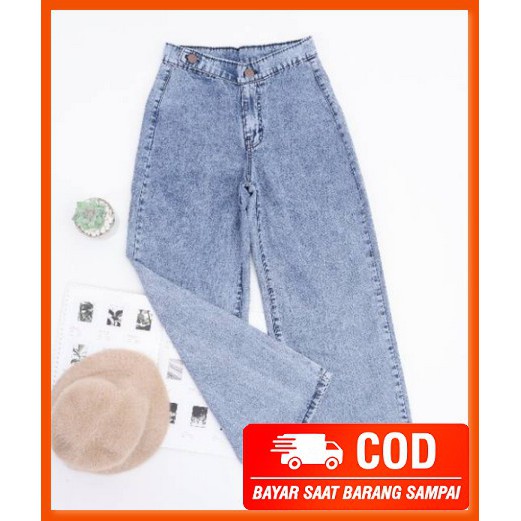 Celana Jeans Wanita Levis Terbaru 2021 Cewek Boyfriend Murah Sobek Kekinian Import Jens CLANA KULOT