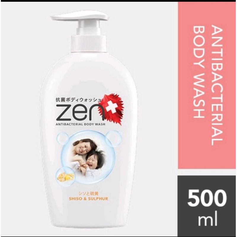 Zen Antibacterial Body Wash Pump 500 ML / 480ml Sabun Cair Botol Zen Pump 500ML / 480 ML