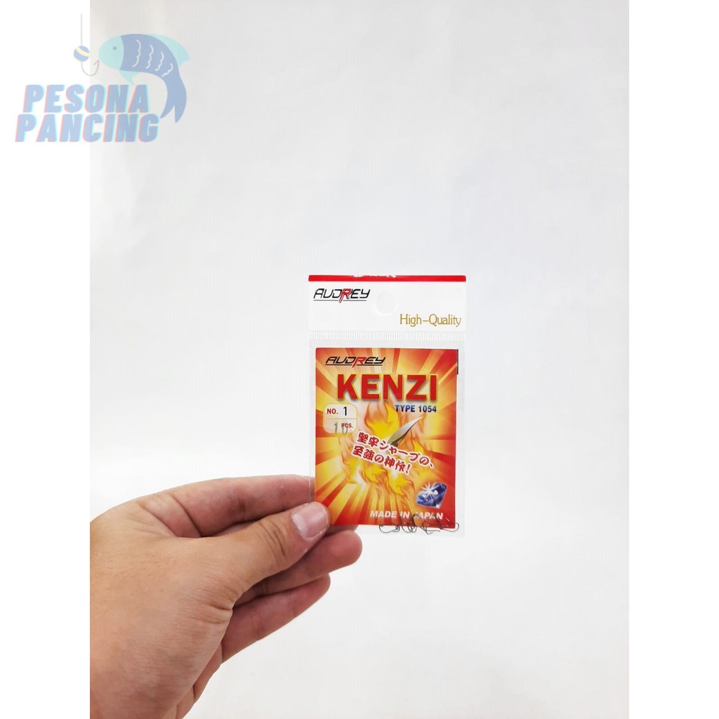 Kail Pancing Audrey Kenzi/Indigo Type Kecil 1054 Black Nikel Kuat dan Tajam